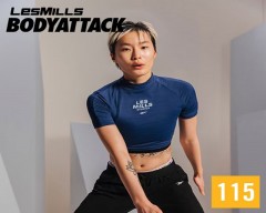 Hot Sale LesMills Q1 2022 BODY ATTACK 115 releases New Release DVD, CD & Notes